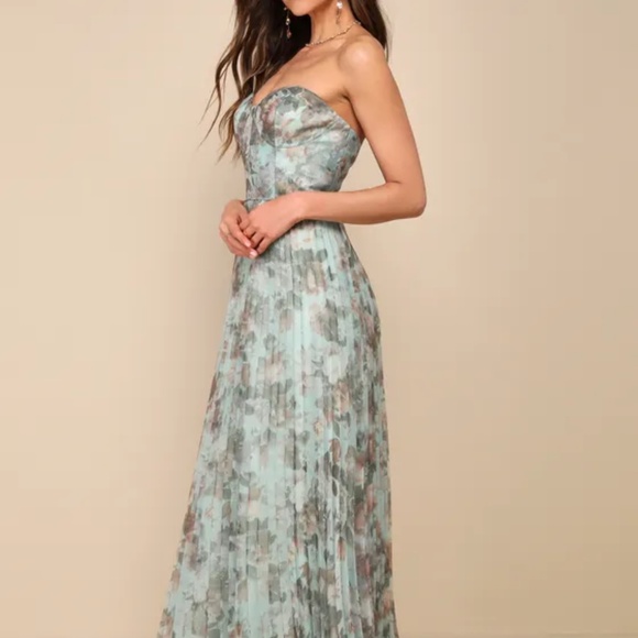 Lulu’s Most Beautiful Day - Sage/Multi/Floral Print - Picture 3 of 3